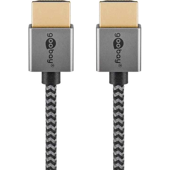 GOOBAY Schlankes High-Speed-HDMI-Kabel mit Ethernet PLUS 2.1