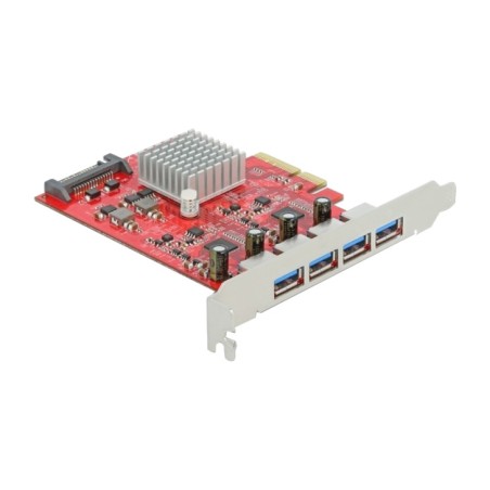 carte pcie avec 4 ports usb-a 3.2 gen 2 10gbps asm3142 x4 90481