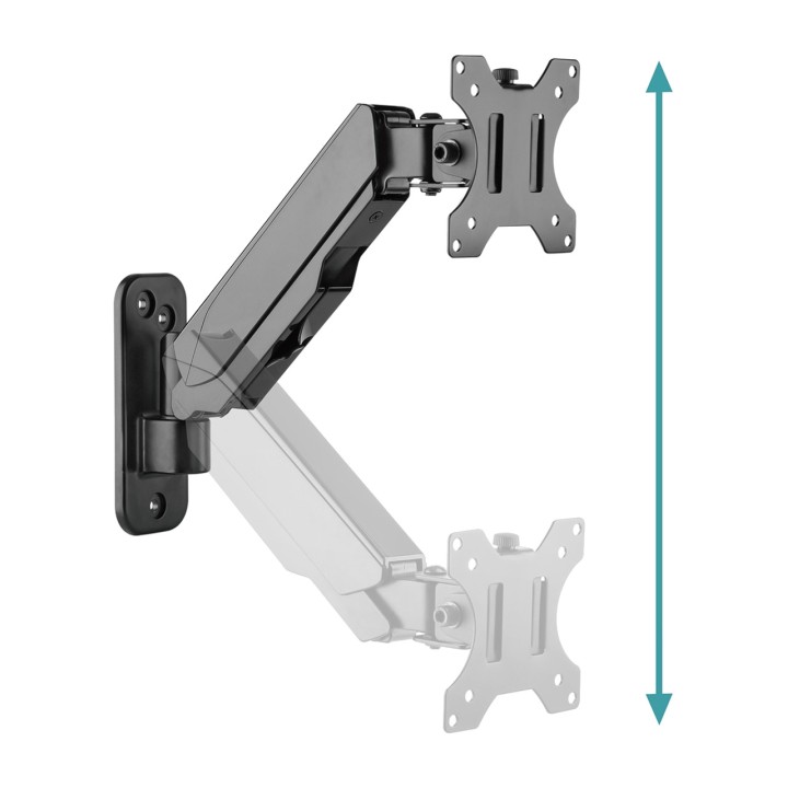 DIGITUS Brazo de monitor pared 17-32" 8KG VESA 100 1684490