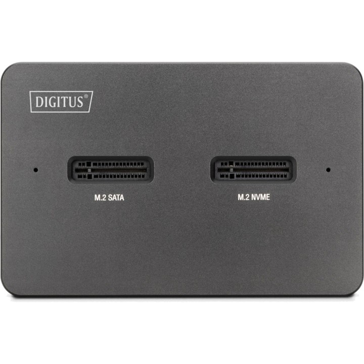 DIGITUS Station d’accueil pour 2 SSD M.2 NVMe et SATA avec