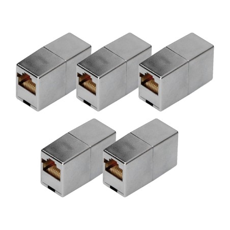 shielded rj45 network coupler cat5e dn-93901 5 uds
