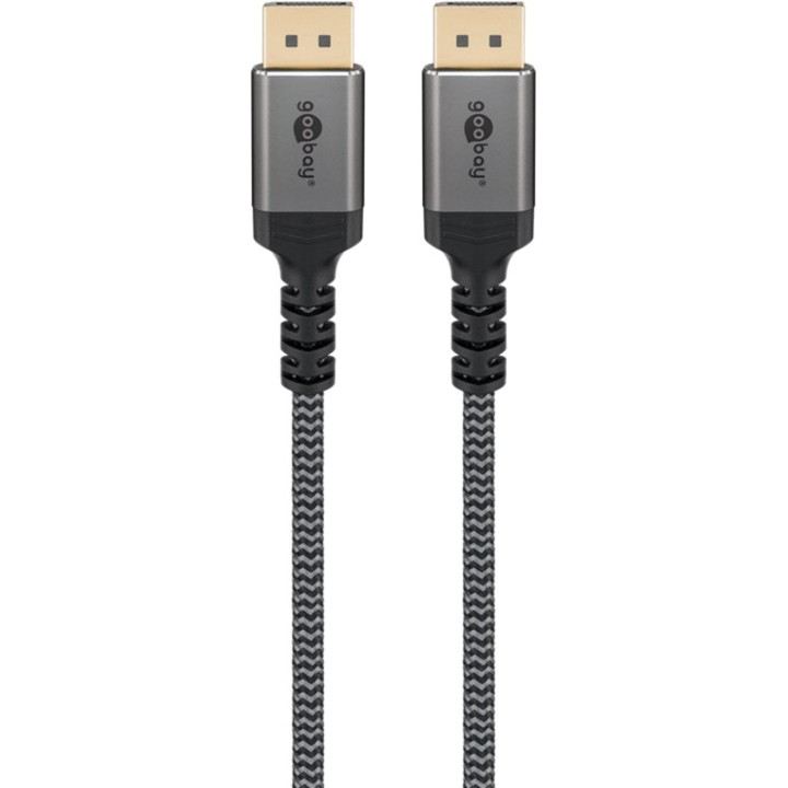 GOOBAY Câble DisplayPort tressé haute vitesse PLUS 2.1 8K