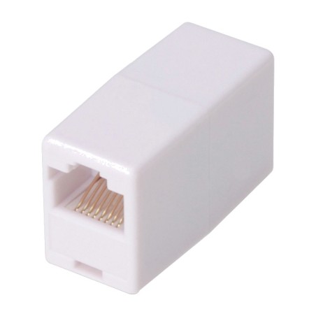 acoplador rj45 sin apantallar doble hembra cat5e