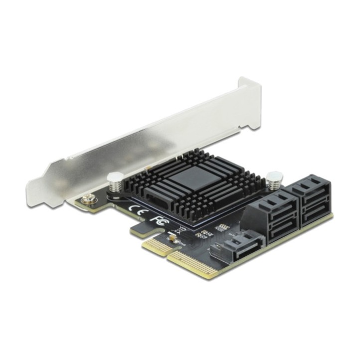 DELOCK Scheda PCIe con 5 porte SATA 3.0 X4 90498 1666100