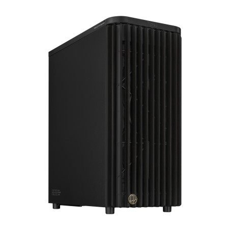 caja de pc semitorre atx con frontal de madera proart-pa401 wood-metal pwm