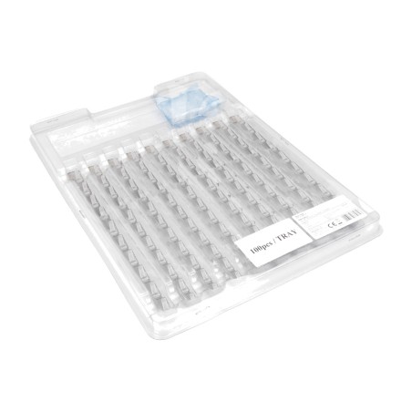 connecteur réseau traversant blindé pour câble rond rj45 cat6 100 uds