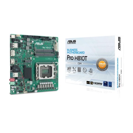 scheda madre thin mini itx per intel pro h810t-csm lga1851