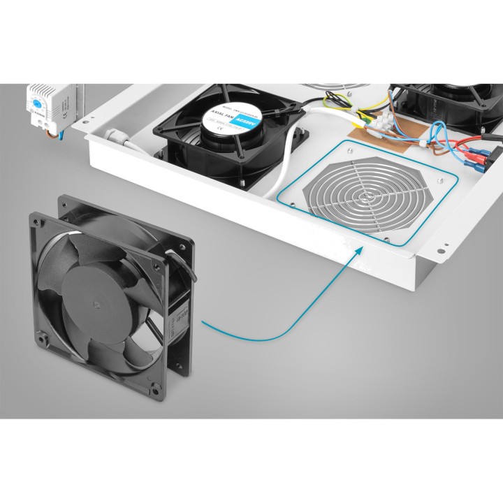 DIGITUS Ventola di ricambio per unità ventilazione armadio