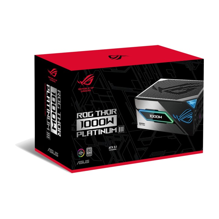 ASUS ATX-PC-Netzteil ROG THOR 1000W PLATINUM III 100138412