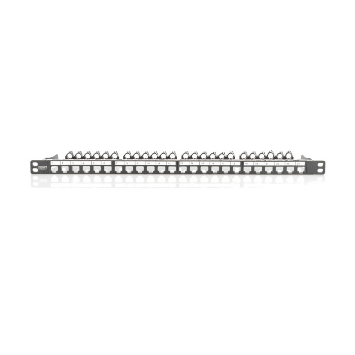 DIGITUS Panneau de brassage modulaire blindé haute densité