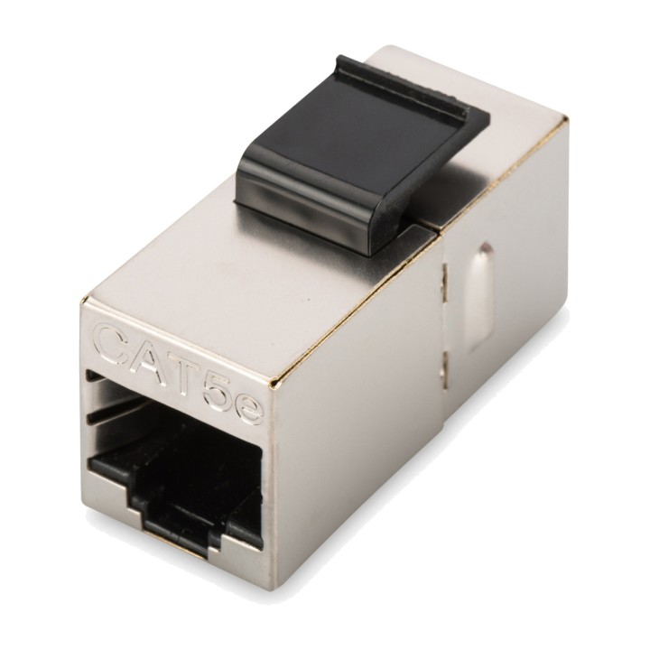 DIGITUS Accoppiatore RJ45 doppio femmina schermato CAT5E