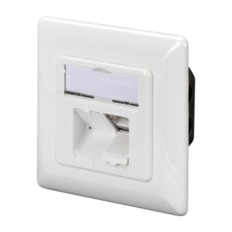 geschirmte 2-port-unterputz-datendose cat6a rj45 lsa