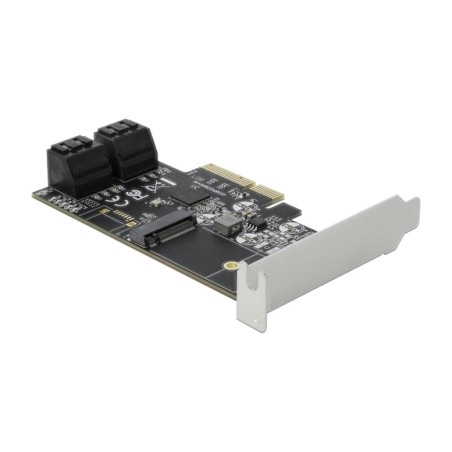 tarjeta pcie con 4 puertos sata y ranura m.2 x4-jmicron jmb585 90396