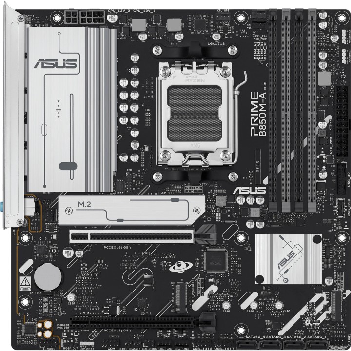 ASUS Placa base micro ATX para AMD PRIME B850M-A-CSM AM5