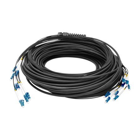 câble à fibre optique monomode de dérivation 8x lc/upc os2 50m