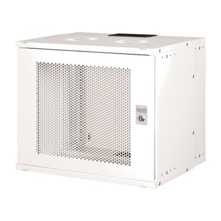 wand-rackschrank mit perforierter tür soho pro 19" 9u 540x400mm