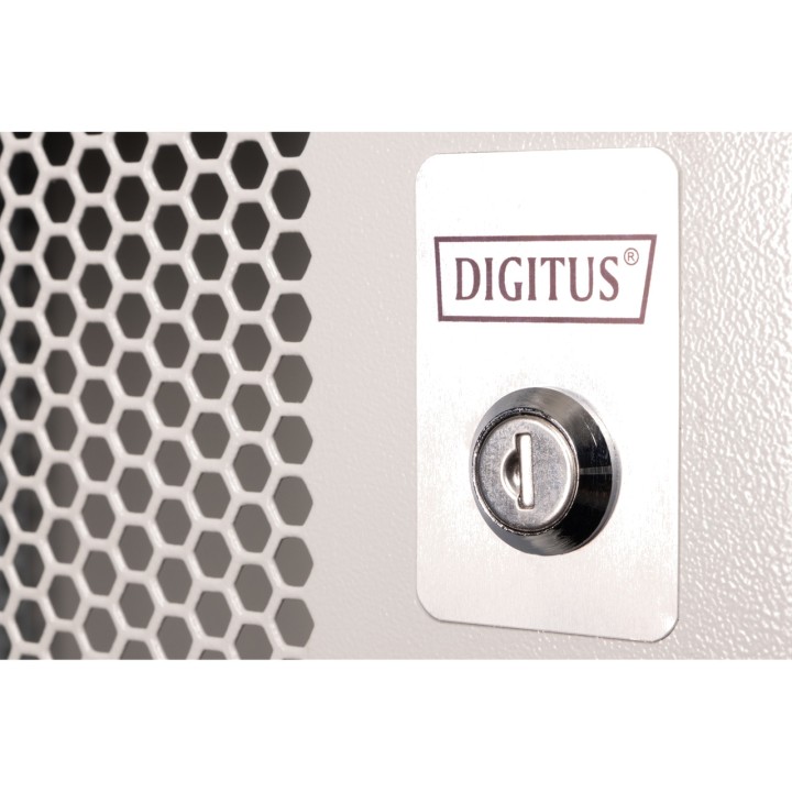 DIGITUS Armario rack de pared con puerta perforada SOHO PRO