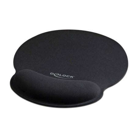 ergonomic mouse pad with gel wrist rest 252x227mm 12559
