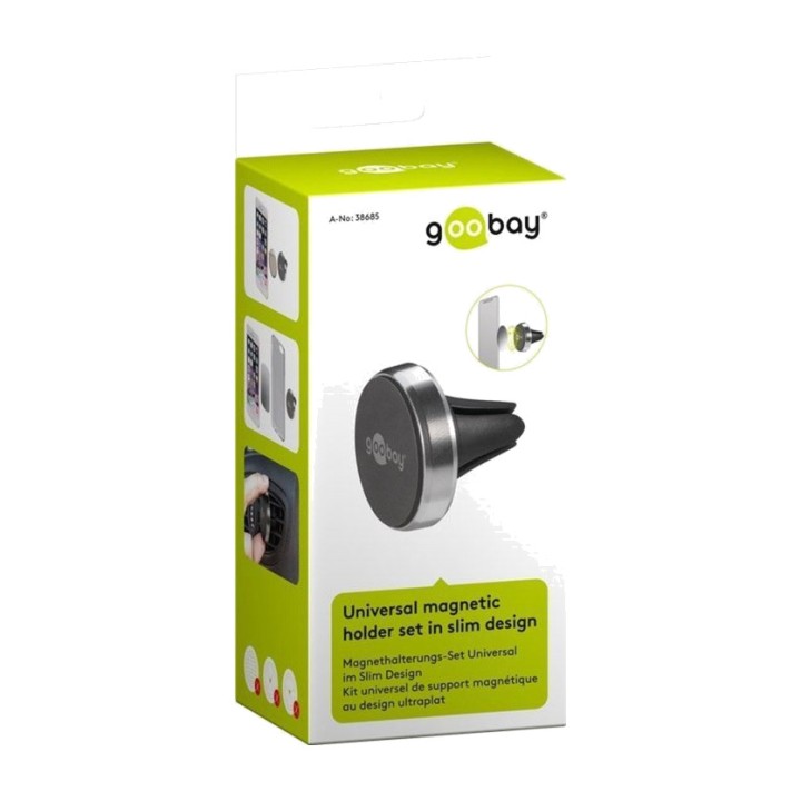 GOOBAY Support magnétique pour téléphone à fixer sur la