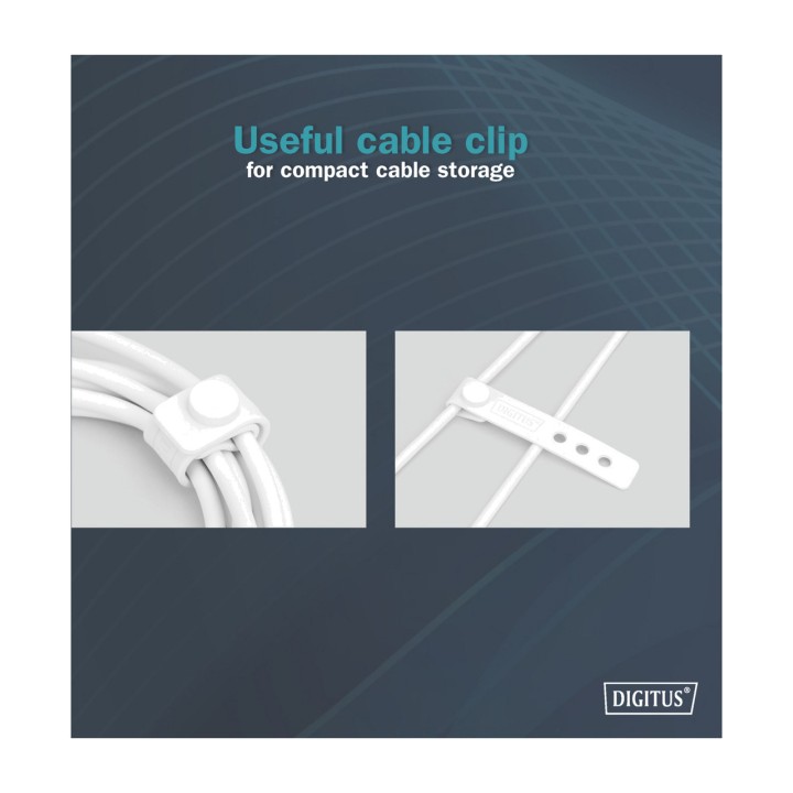 DIGITUS Cable de silicona carga y datos USB-A