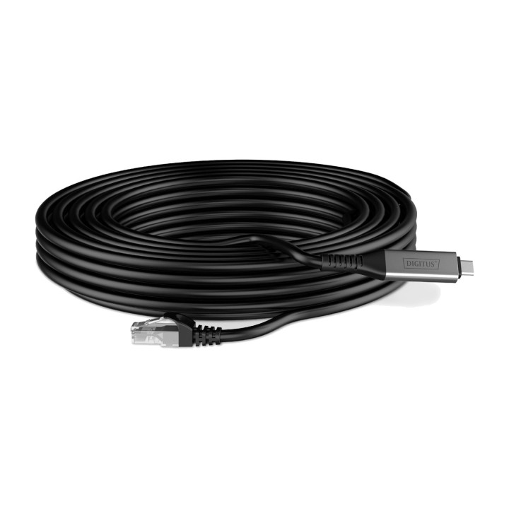DIGITUS Cable adaptador USB-C a Ethernet RJ45 1GBPS CAT6A