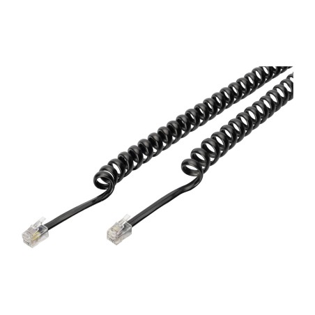 cable en espiral para auricular de teléfono rj10