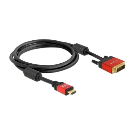 cable adaptador de vídeo con conectores macho hdmi a dvi-d 1,8m