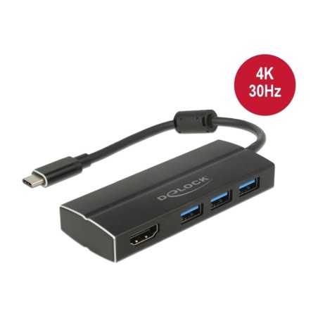 usb-c hub with 3 ports and hdmi output 3.2 gen1 4k 63931