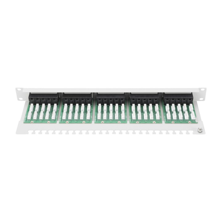 DIGITUS Panneau de brassage non blindé CAT3 ISDN 19" 1U 50X