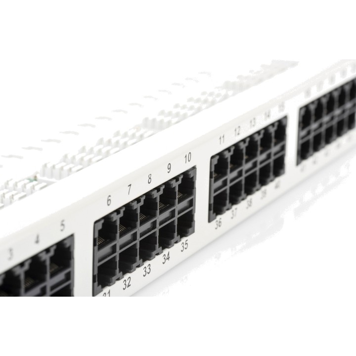 DIGITUS Panneau de brassage non blindé CAT3 ISDN 19" 1U 50X