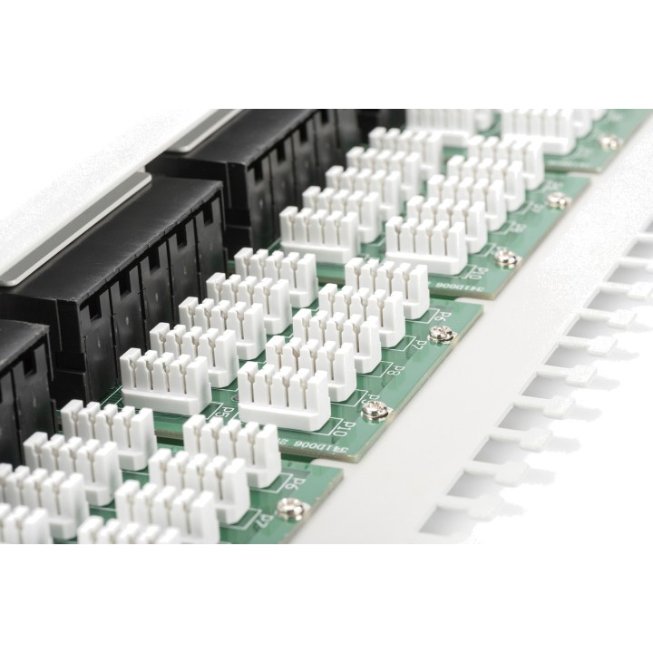 DIGITUS Ungeschirmtes Patchpanel CAT3 ISDN 19" 1U 50X RJ45