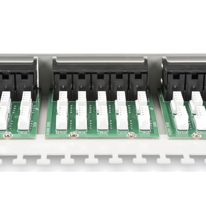 DIGITUS Panel de parcheo sin apantallar CAT3 ISDN 19" 1U 50X