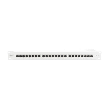 geschirmtes patchpanel cat6a 19" 1u 24x rj45