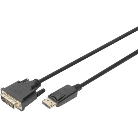 câble adaptateur displayport vers dvi-d dp 1.1a 1080p m/m db-340301