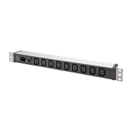 multipresa pdu con fusibile per armadio rack 19" 1u 9x c13 c14