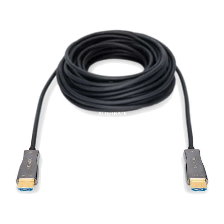 DIGITUS Cavo HDMI ibrido in fibra ottica AOC 2.0B 4K 20M