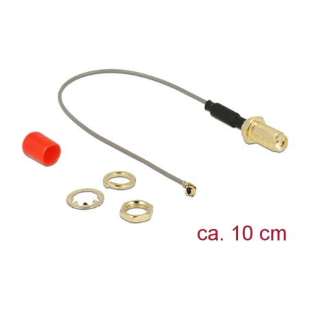 cable de antena hembra para montaje en panel sma a u.fl 0,1m 89832