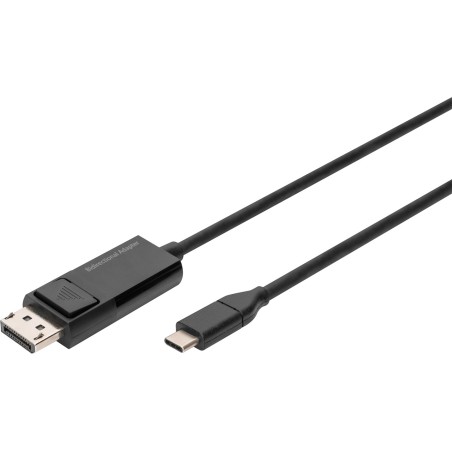 cable adaptador bidireccional usb-c a displayport 1.4 2m
