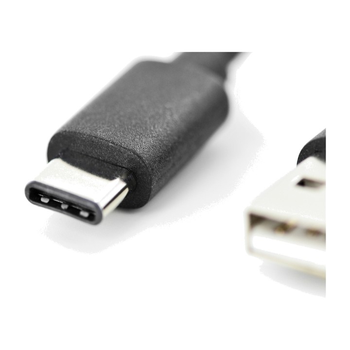DIGITUS Cable de datos y carga tipo A C USB-2.0 1,8M
