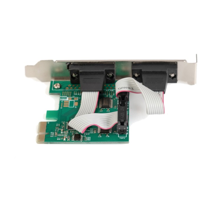DIGITUS PCIe card with 2 serial ports X1 RS-232 DB9