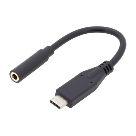 adaptador de audio usb-c a jack 3,5 mm trrs