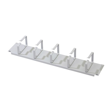 kabelmanagementpanel mit bügeln für rackschrank 19" 2u