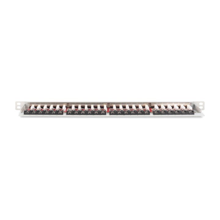 DIGITUS Shielded high-density patch panel CAT6A EA 19" 0,5U