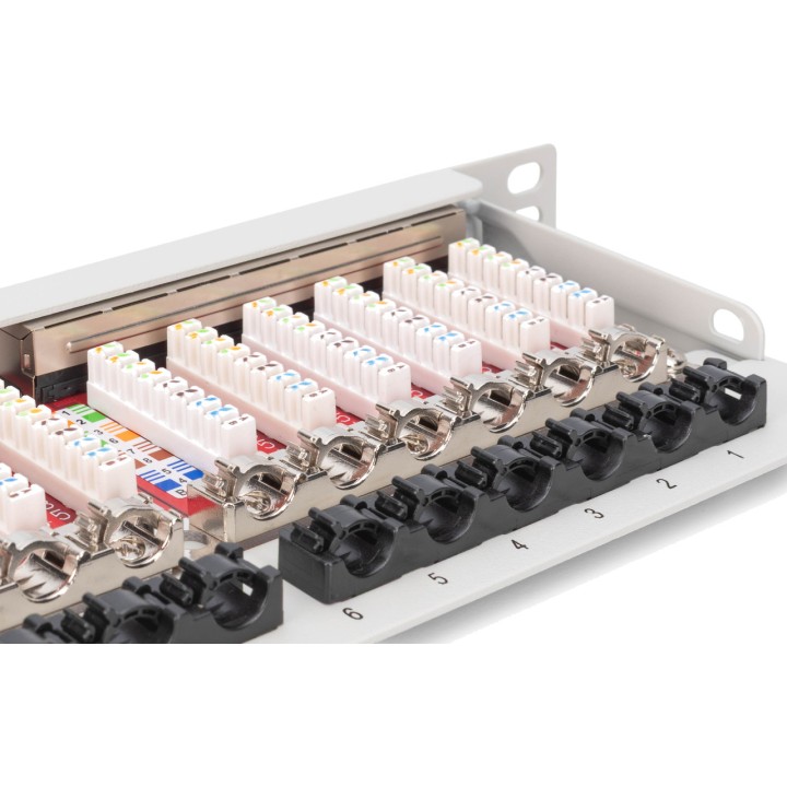 DIGITUS Panel de parcheo alta densidad apantallado CAT6A EA