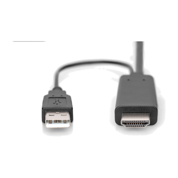 DIGITUS HDMI to DisplayPort adapter cable with USB power UHD