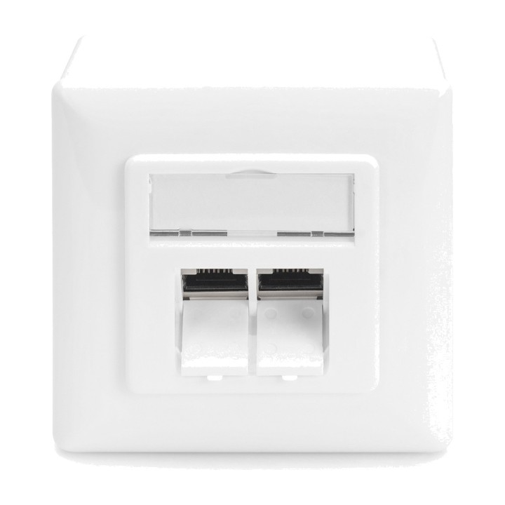 DIGITUS Toma de datos superficie apantallada CAT6 RJ45 LSA 5