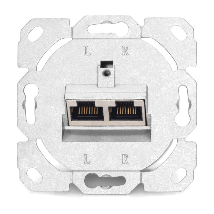 DIGITUS Toma de datos superficie apantallada CAT6 RJ45 LSA 5