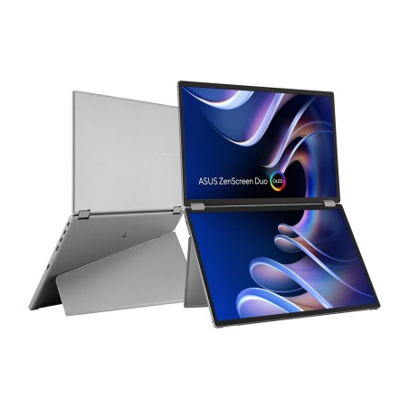 monitor portátil de doble pantalla zenscreen-duo oled mq149cd 2x14" wuxga