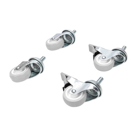 ruedas con freno para armario rack de pared 250kg m10 4 uds