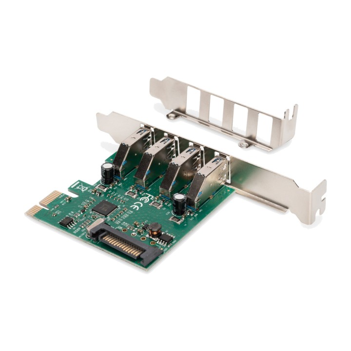 DIGITUS Scheda controller PCIe con 4 porte USB-A X1 3.0